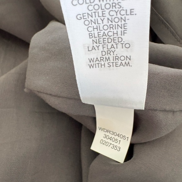 J. Jill Charcoal Textured Pattern Dressy Midi Dress M - Picture 12 of 14